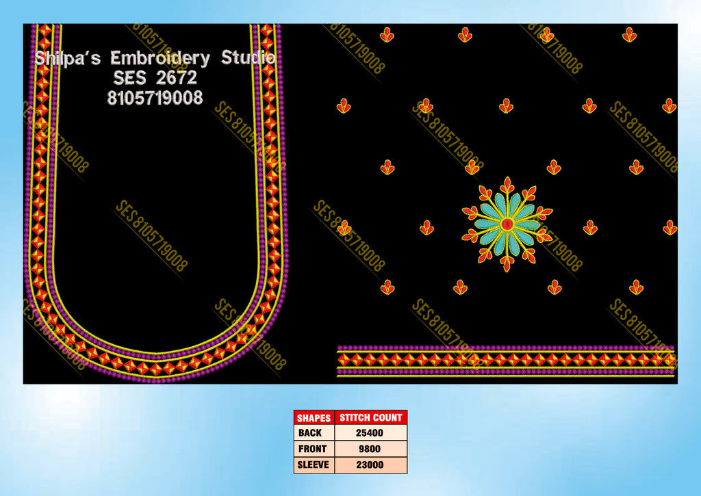 Embroidery Designs 2601-2700 Series