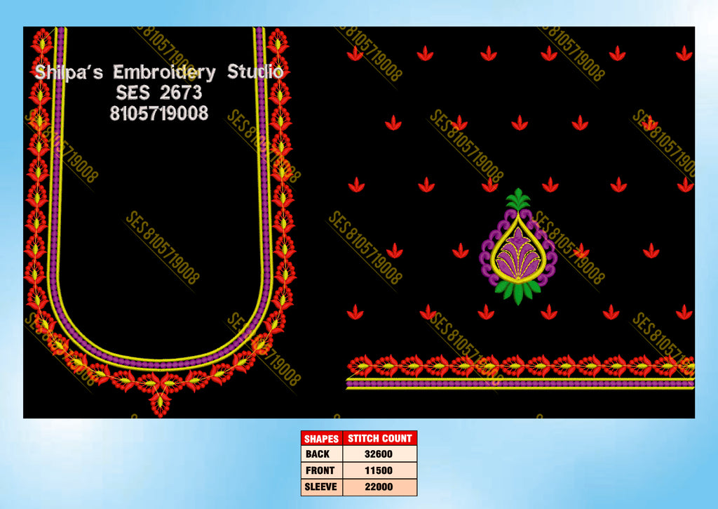 Embroidery Designs 2601-2700 Series