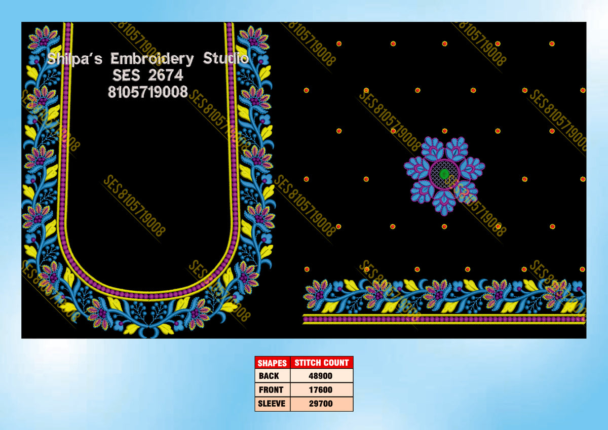 Embroidery Designs 2601-2700 Series