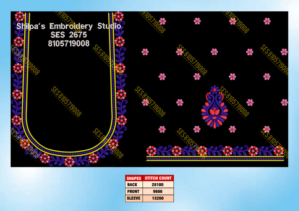 Embroidery Designs 2601-2700 Series