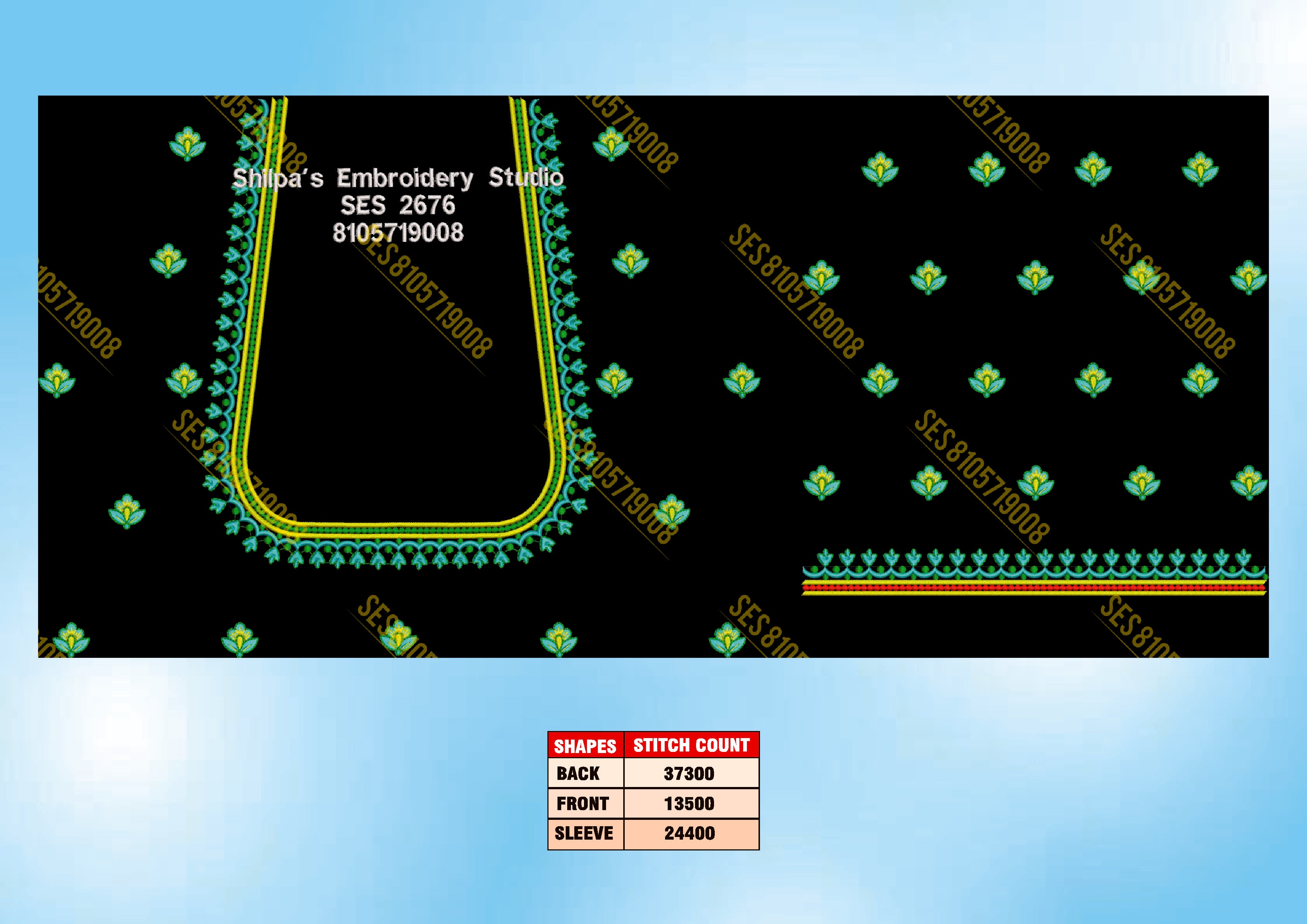 Embroidery Designs 2601-2700 Series