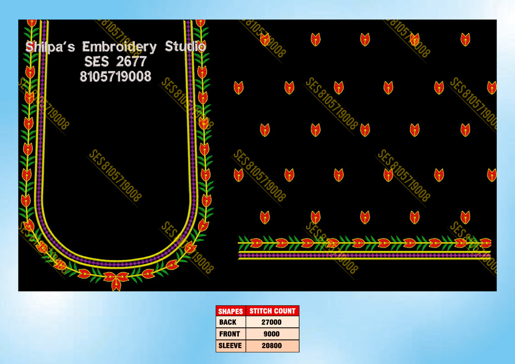 Embroidery Designs 2601-2700 Series
