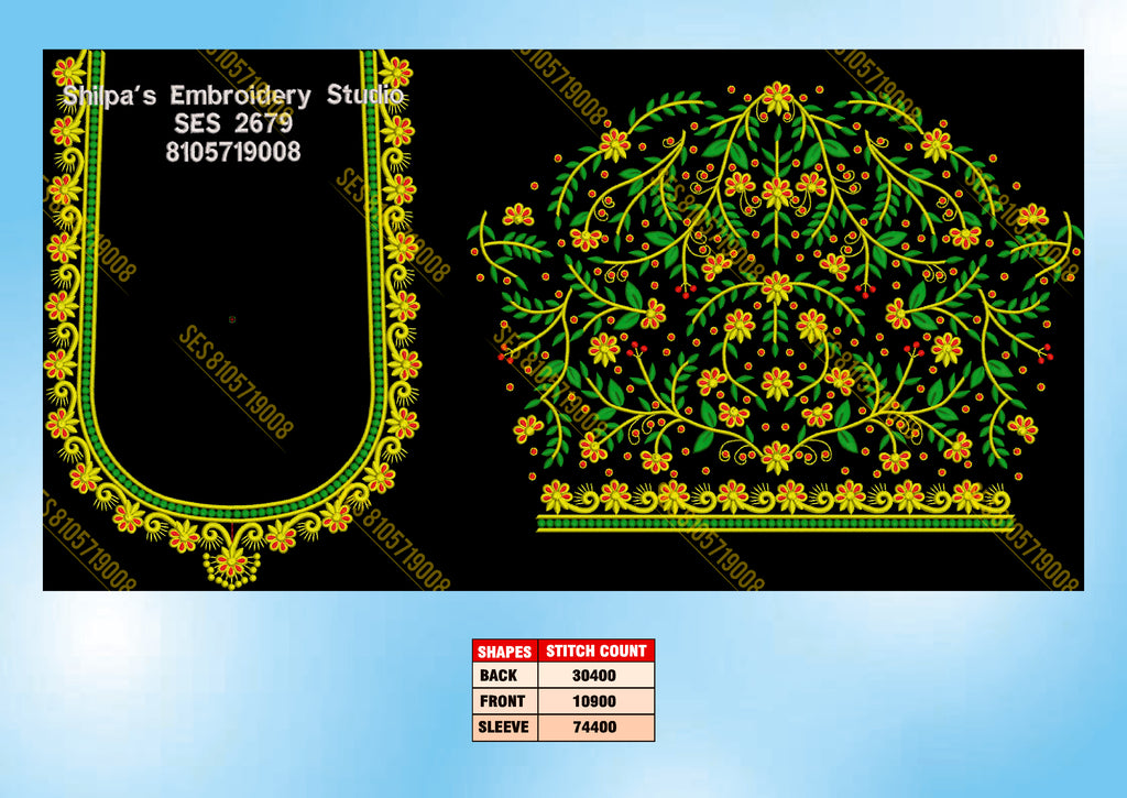 Embroidery Designs 2601-2700 Series