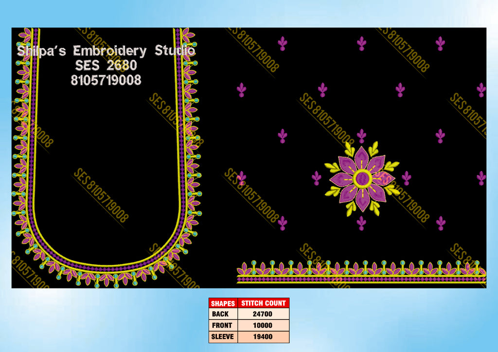 Embroidery Designs 2601-2700 Series