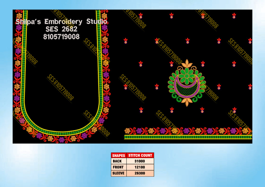Embroidery Designs 2601-2700 Series