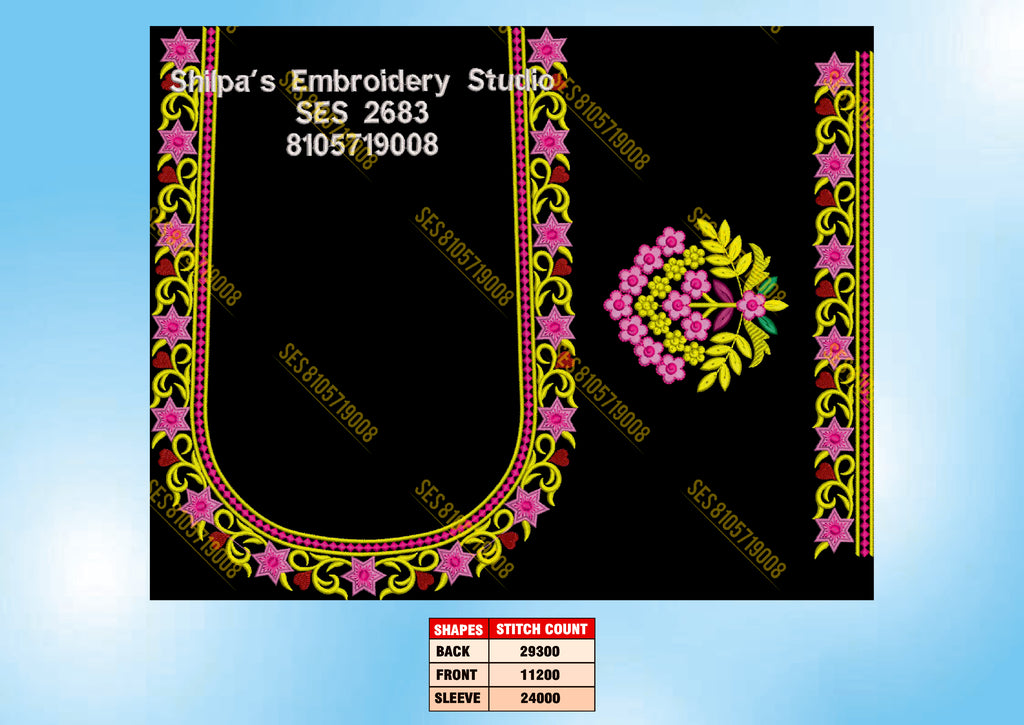 Embroidery Designs 2601-2700 Series