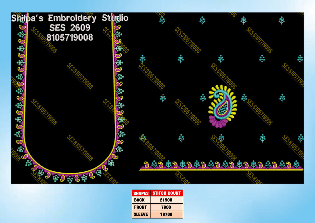 Embroidery Designs 2601-2700 Series