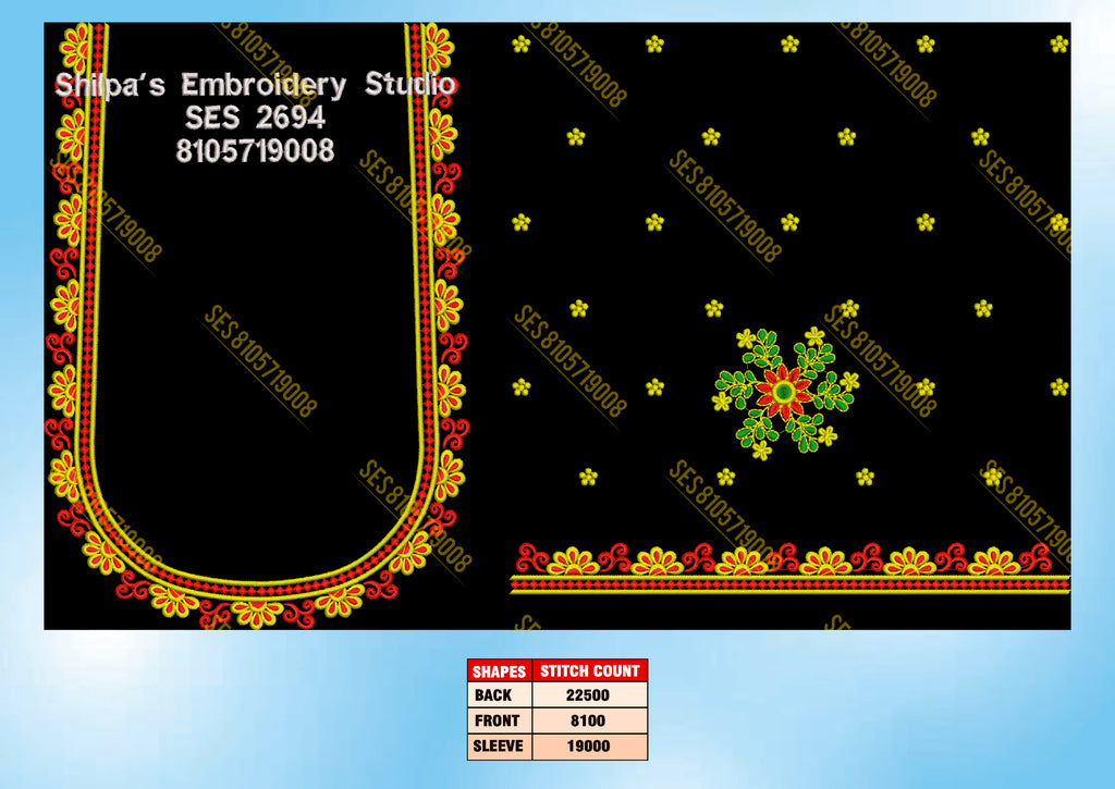 Embroidery Designs 2601-2700 Series