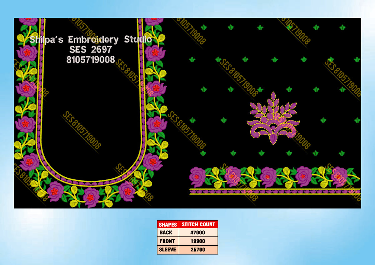 Embroidery Designs 2601-2700 Series
