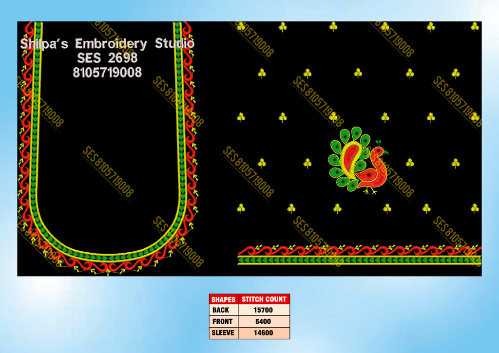 Embroidery Designs 2601-2700 Series
