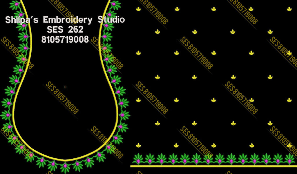 Embroidery Designs 201-300 Series