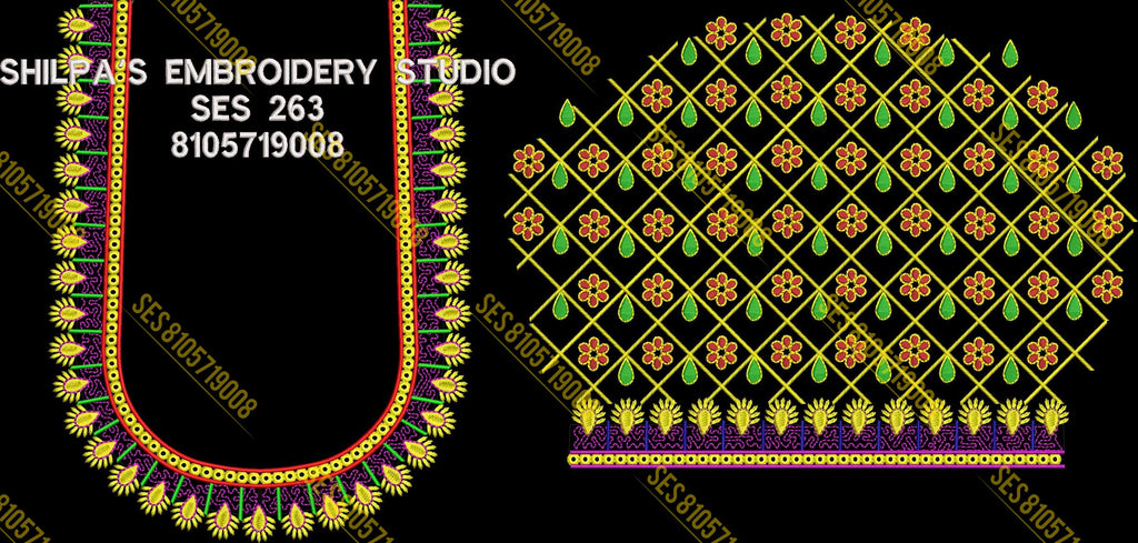 Embroidery Designs 201-300 Series