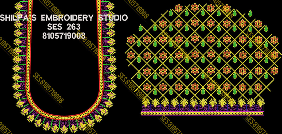Embroidery Designs 201-300 Series