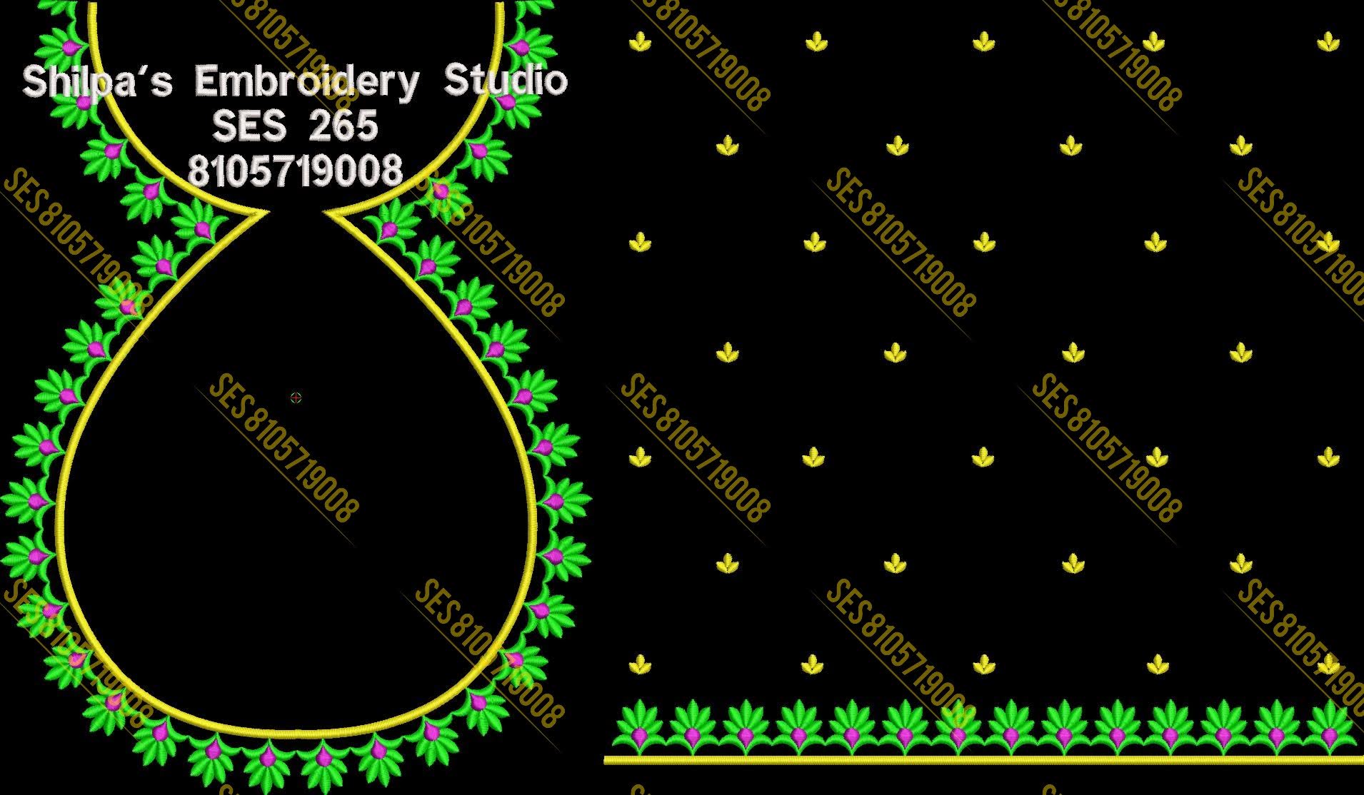 Embroidery Designs 201-300 Series