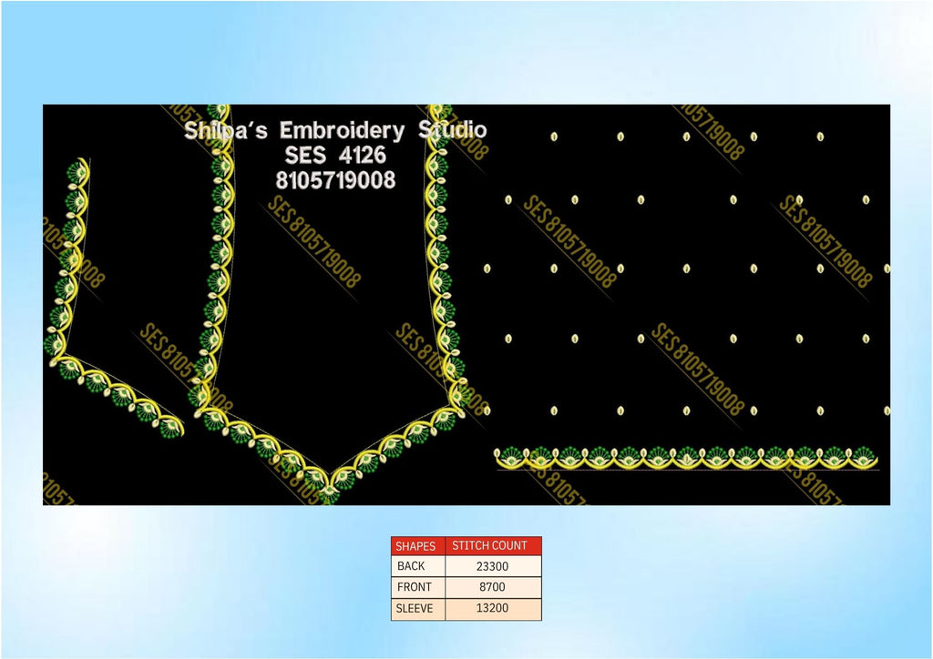 Embroidery Designs 4101-4200 Series