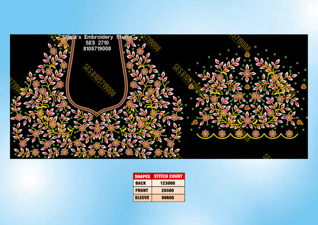 Embroidery Designs 2701-2800 Series