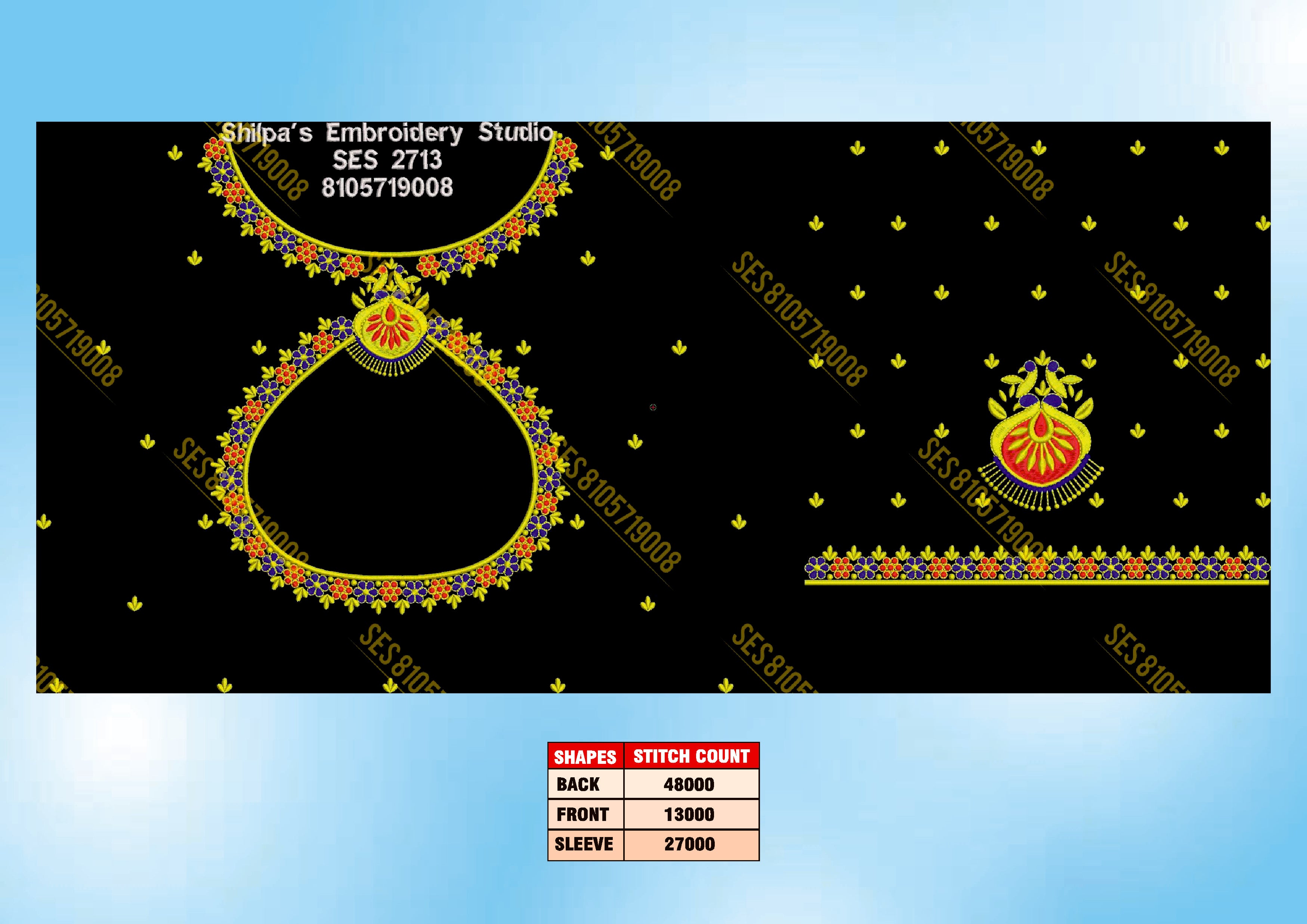 Embroidery Designs 2701-2800 Series