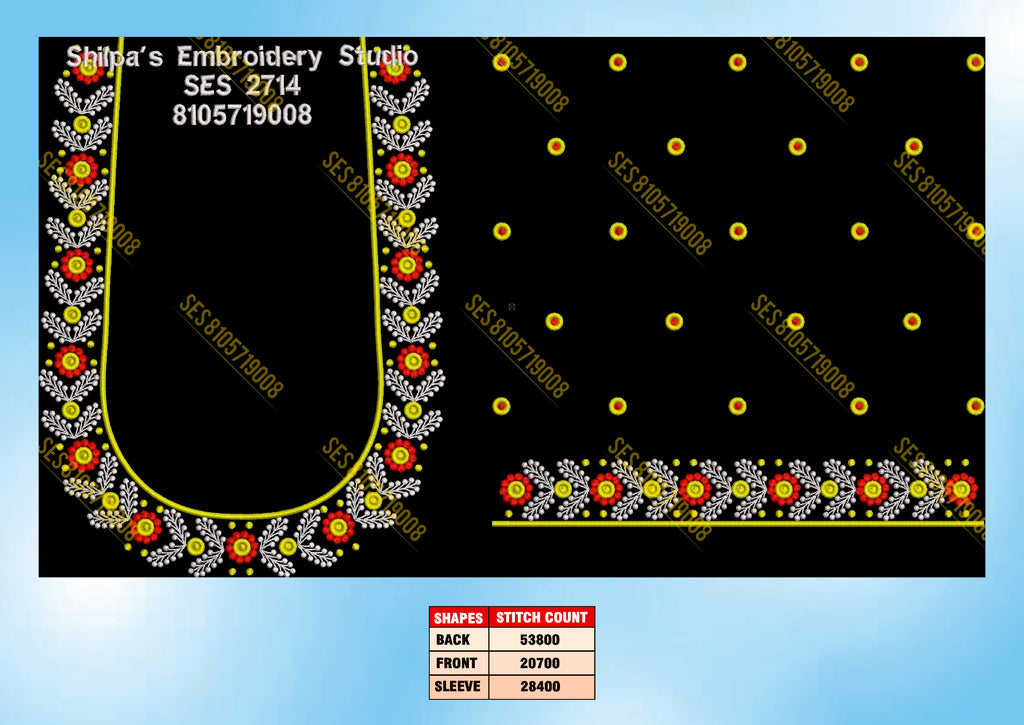 Embroidery Designs 2701-2800 Series