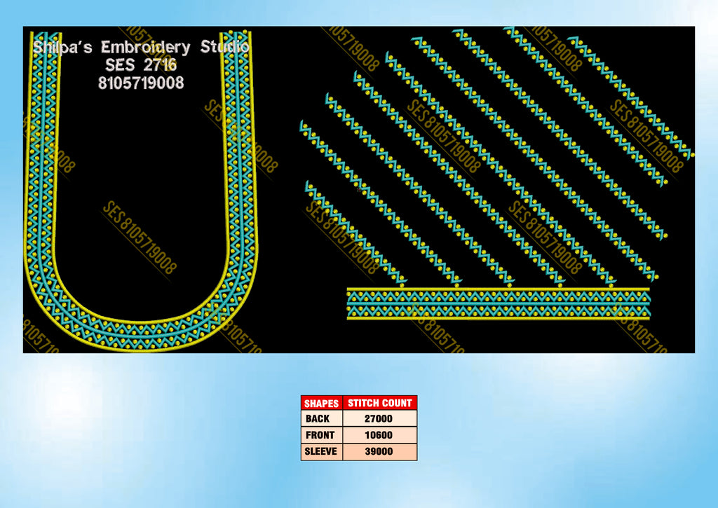 Embroidery Designs 2701-2800 Series