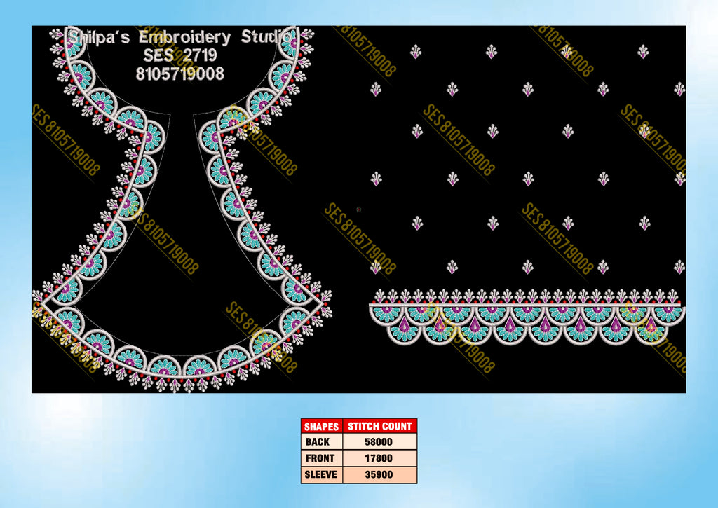 Embroidery Designs 2701-2800 Series