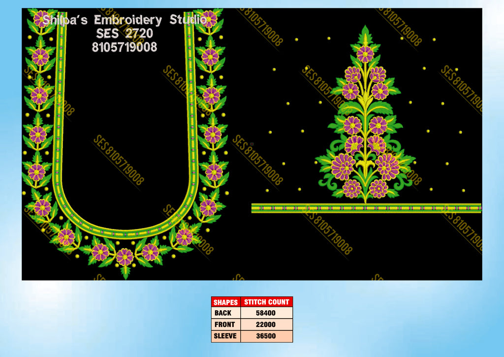 Embroidery Designs 2701-2800 Series