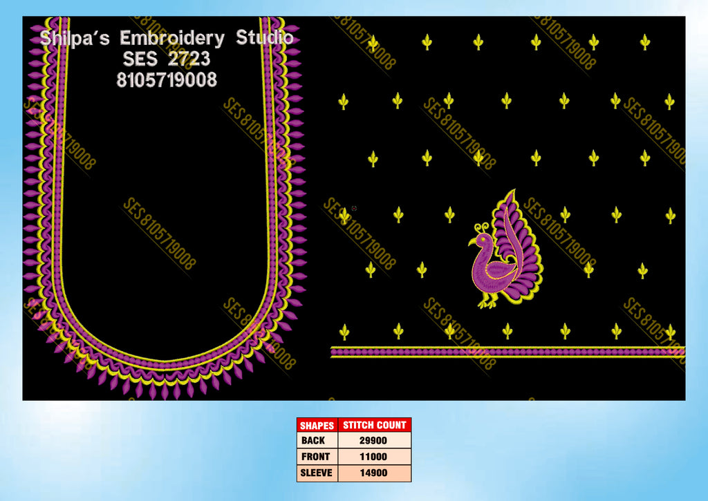 Embroidery Designs 2701-2800 Series