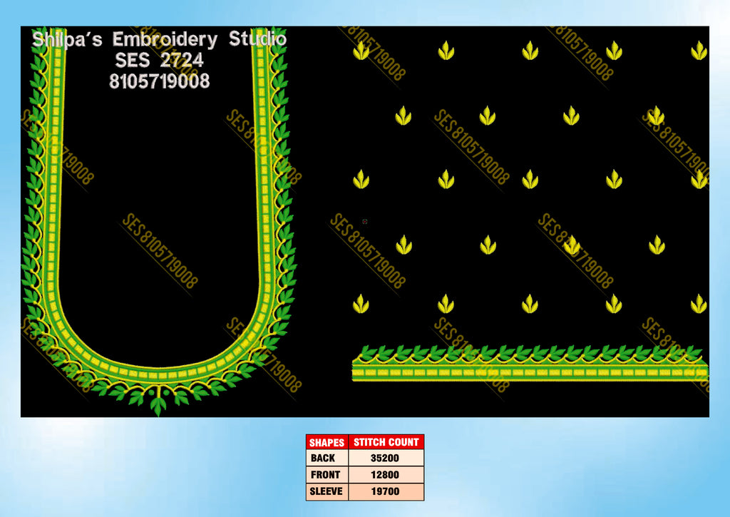 Embroidery Designs 2701-2800 Series