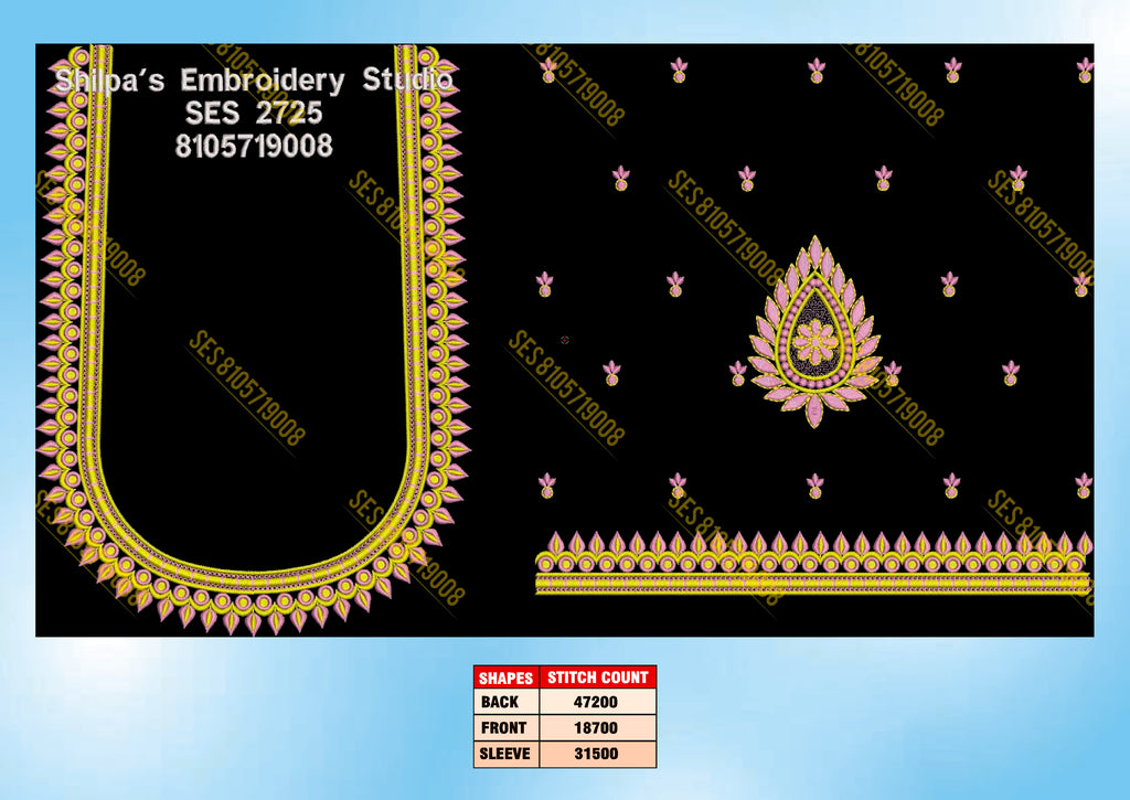 Embroidery Designs 2701-2800 Series