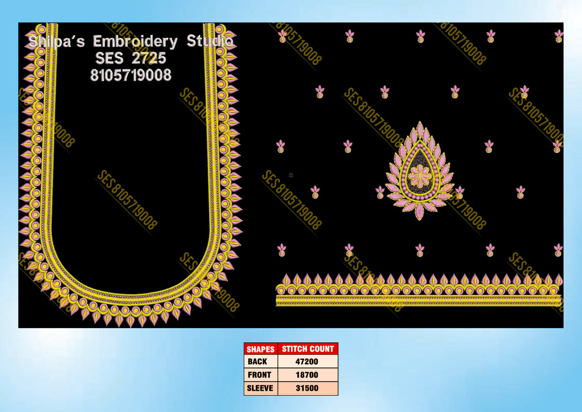 Embroidery Designs 2701-2800 Series