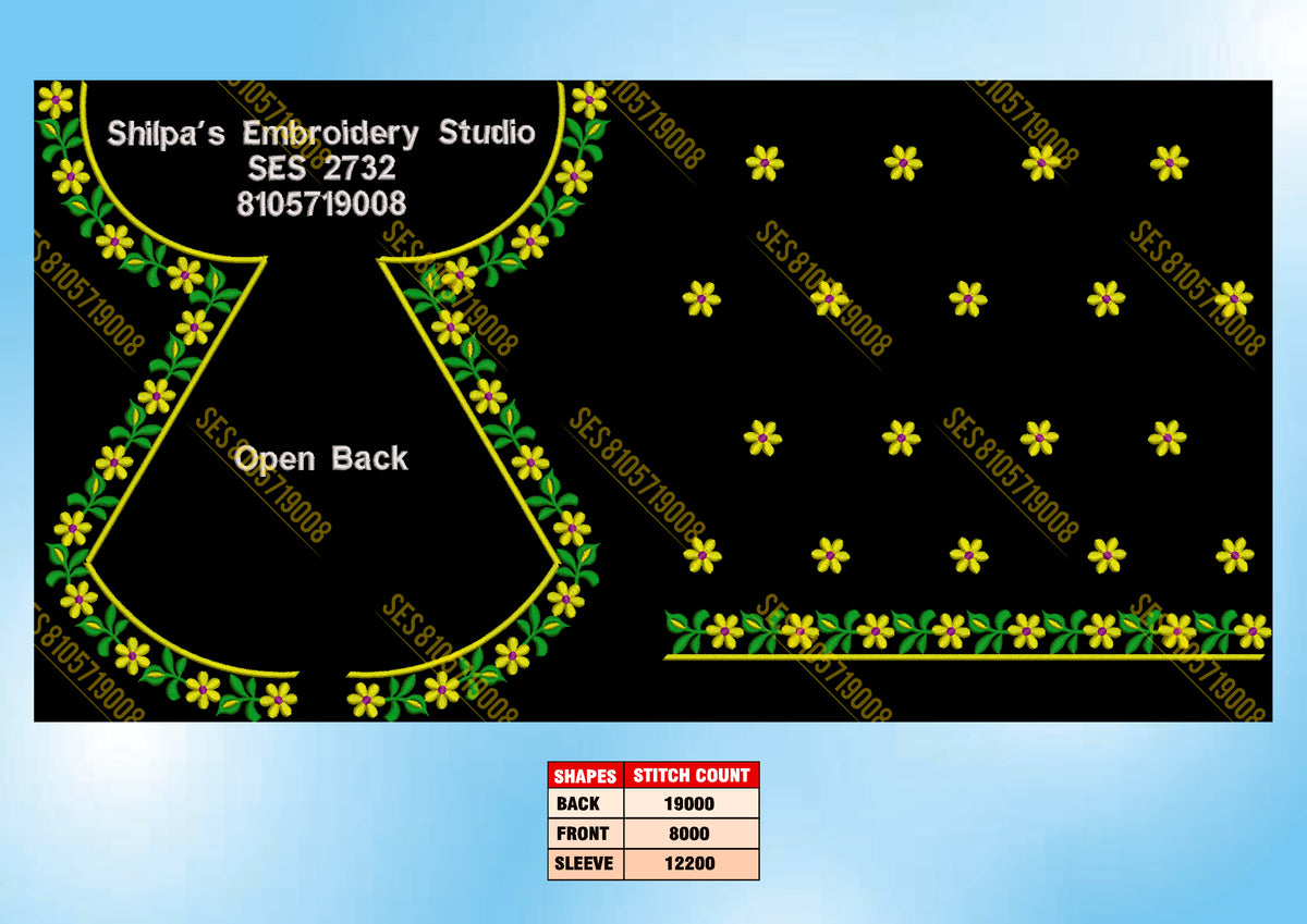 Embroidery Designs 2701-2800 Series
