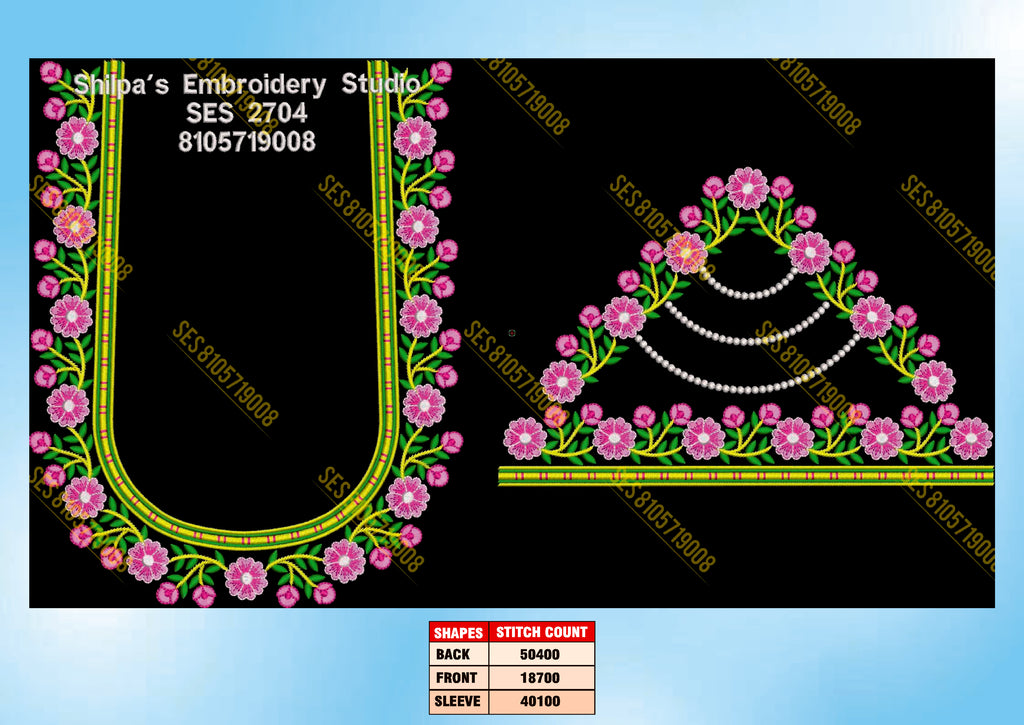 Embroidery Designs 2701-2800 Series