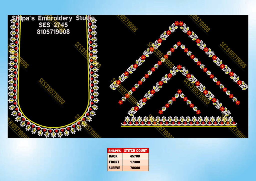 Embroidery Designs 2701-2800 Series