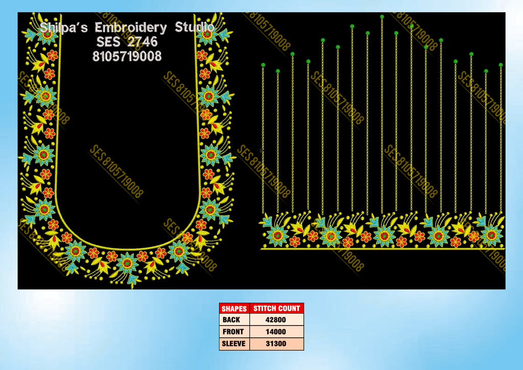 Embroidery Designs 2701-2800 Series