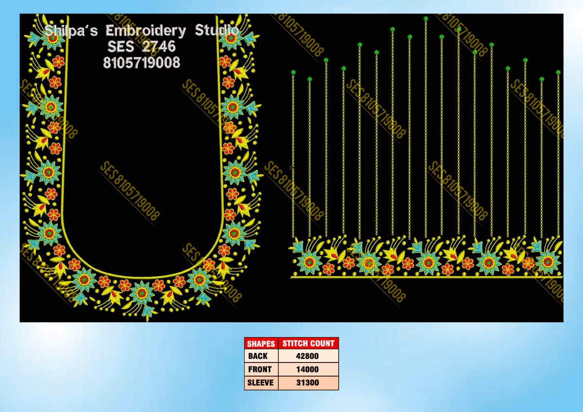 Embroidery Designs 2701-2800 Series