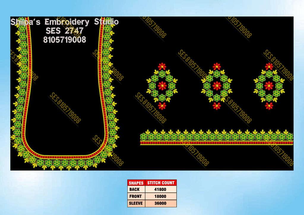 Embroidery Designs 2701-2800 Series
