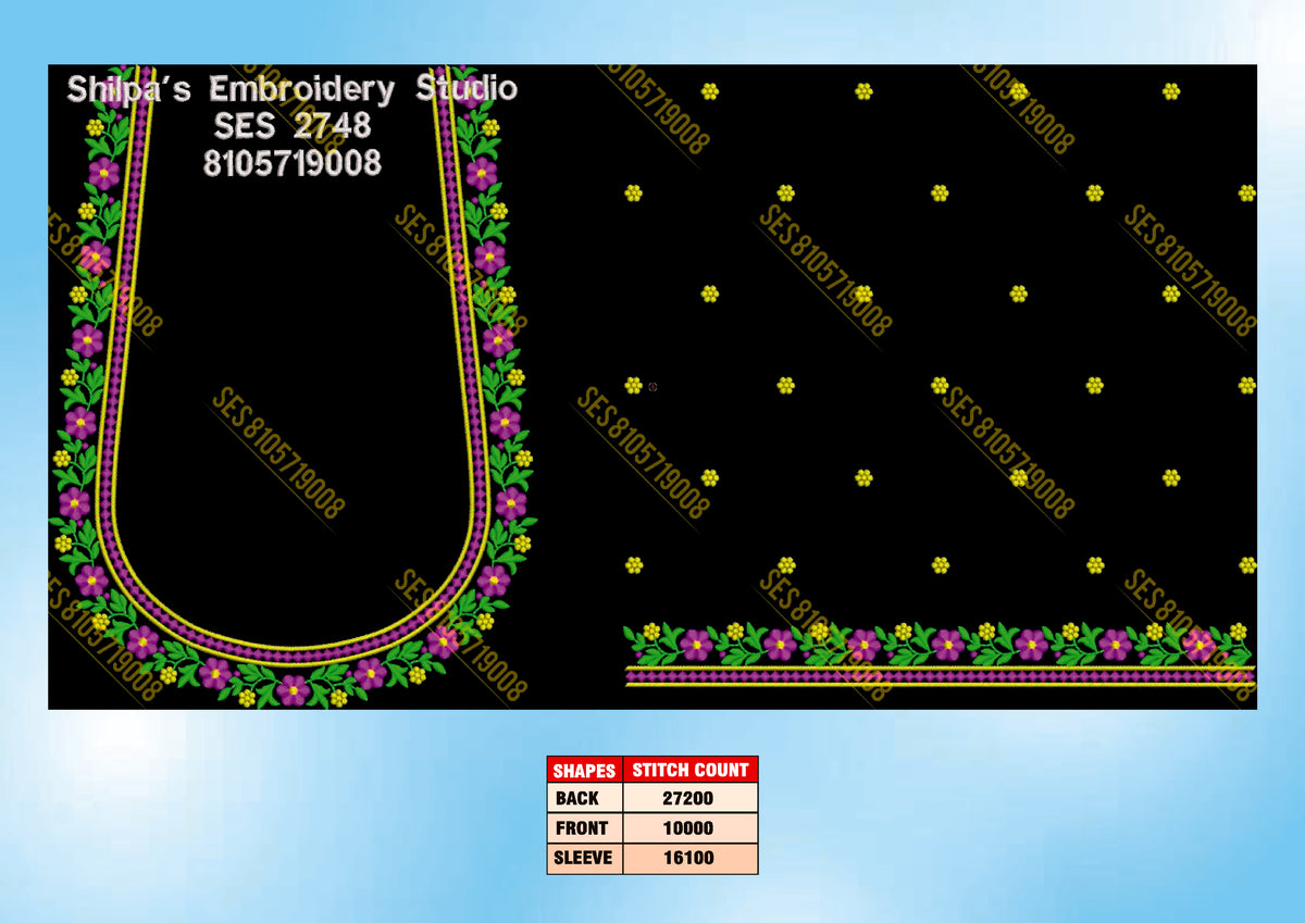 Embroidery Designs 2701-2800 Series