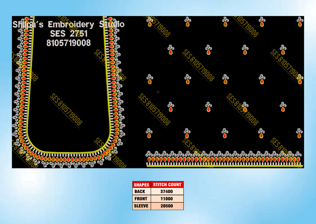 Embroidery Designs 2701-2800 Series
