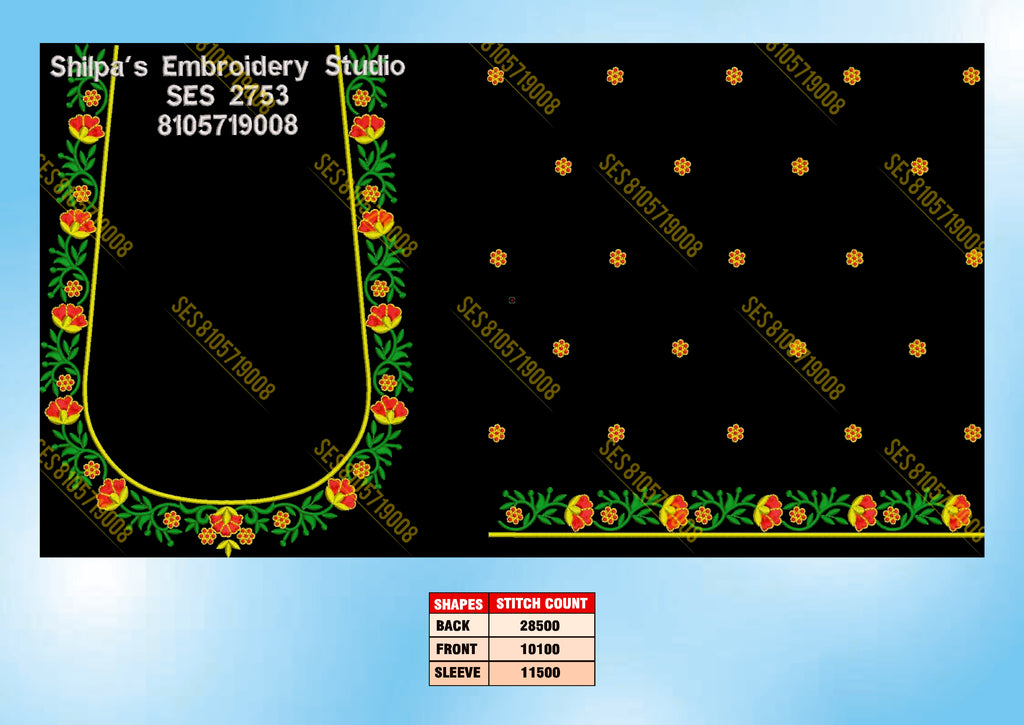 Embroidery Designs 2701-2800 Series