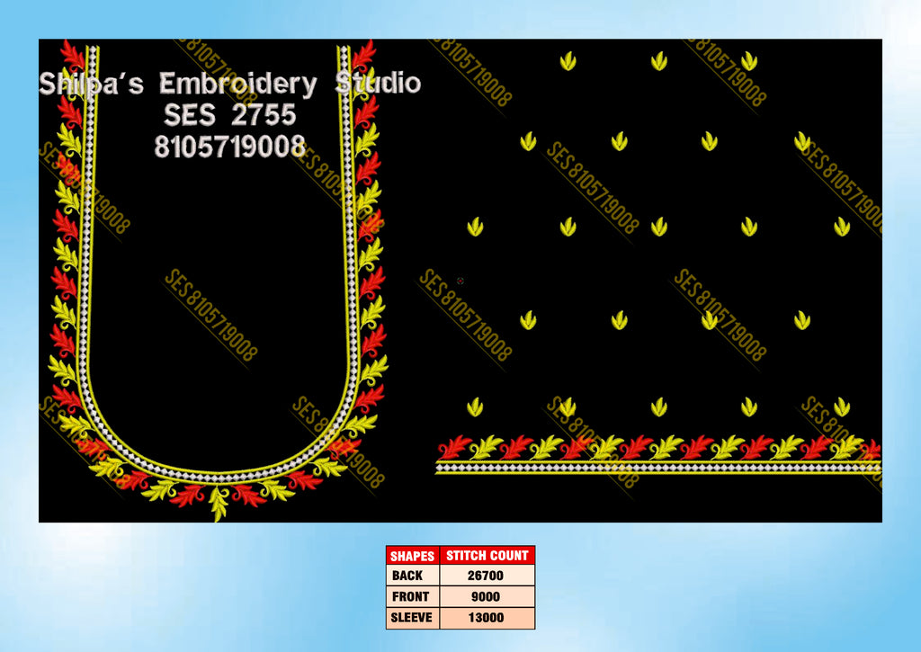Embroidery Designs 2701-2800 Series