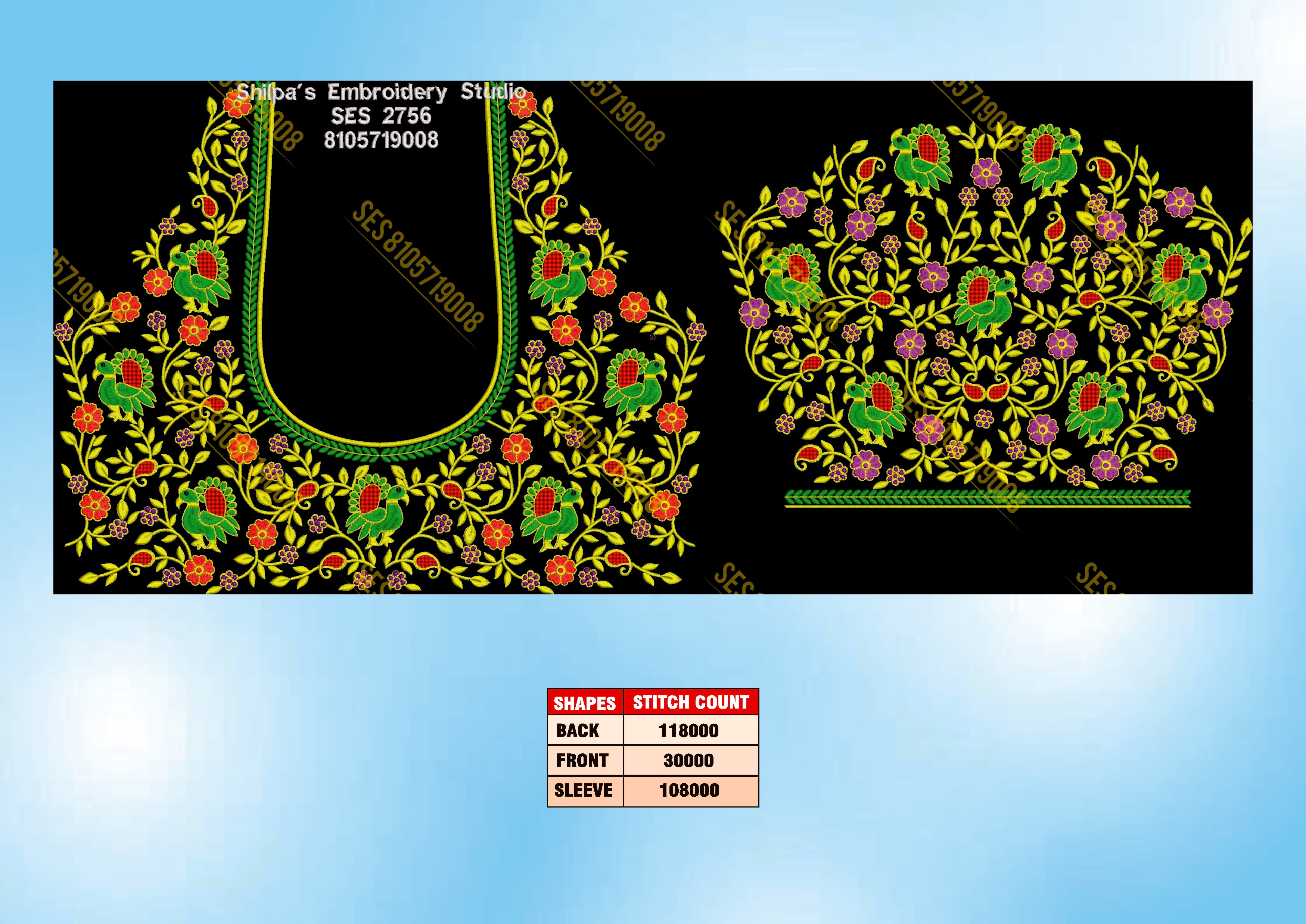Embroidery Designs 2701-2800 Series