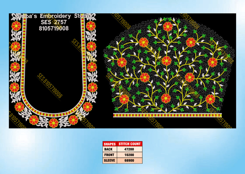 Embroidery Designs 2701-2800 Series