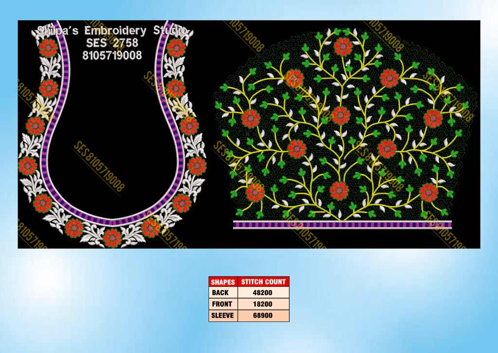 Embroidery Designs 2701-2800 Series
