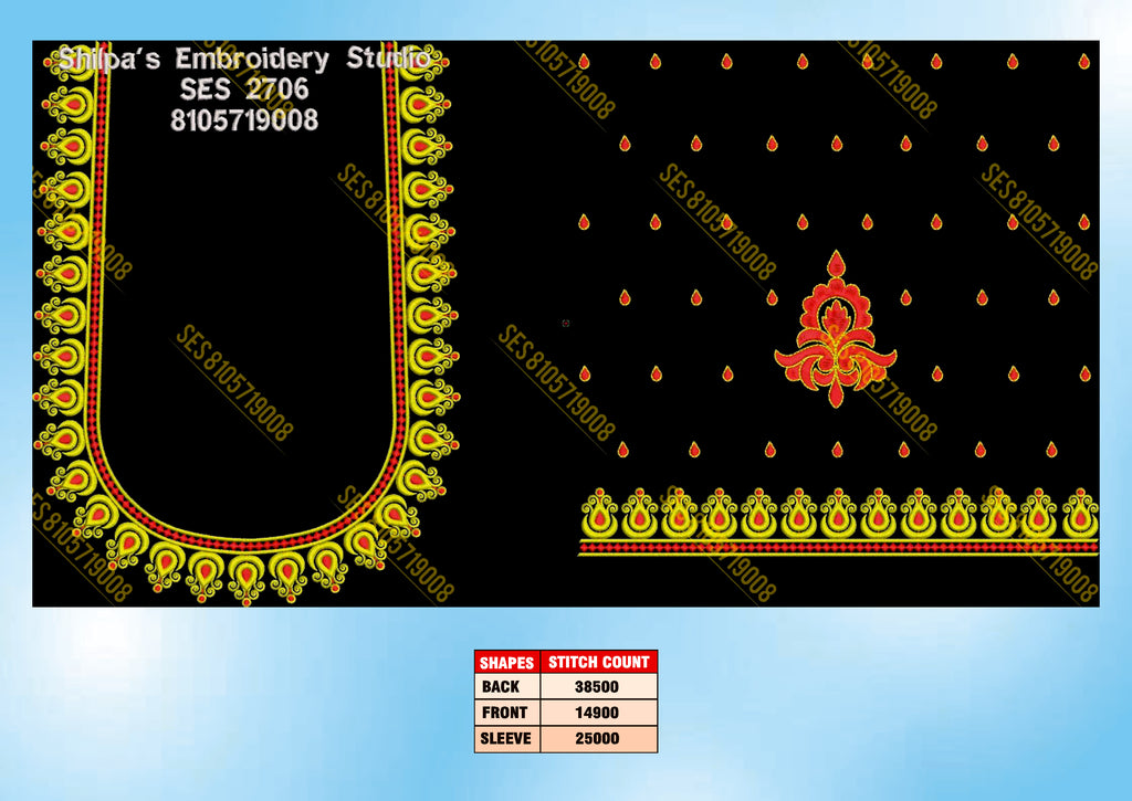 Embroidery Designs 2701-2800 Series