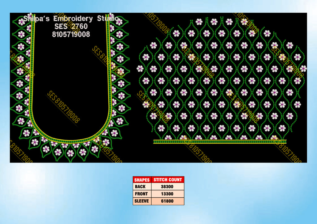 Embroidery Designs 2701-2800 Series