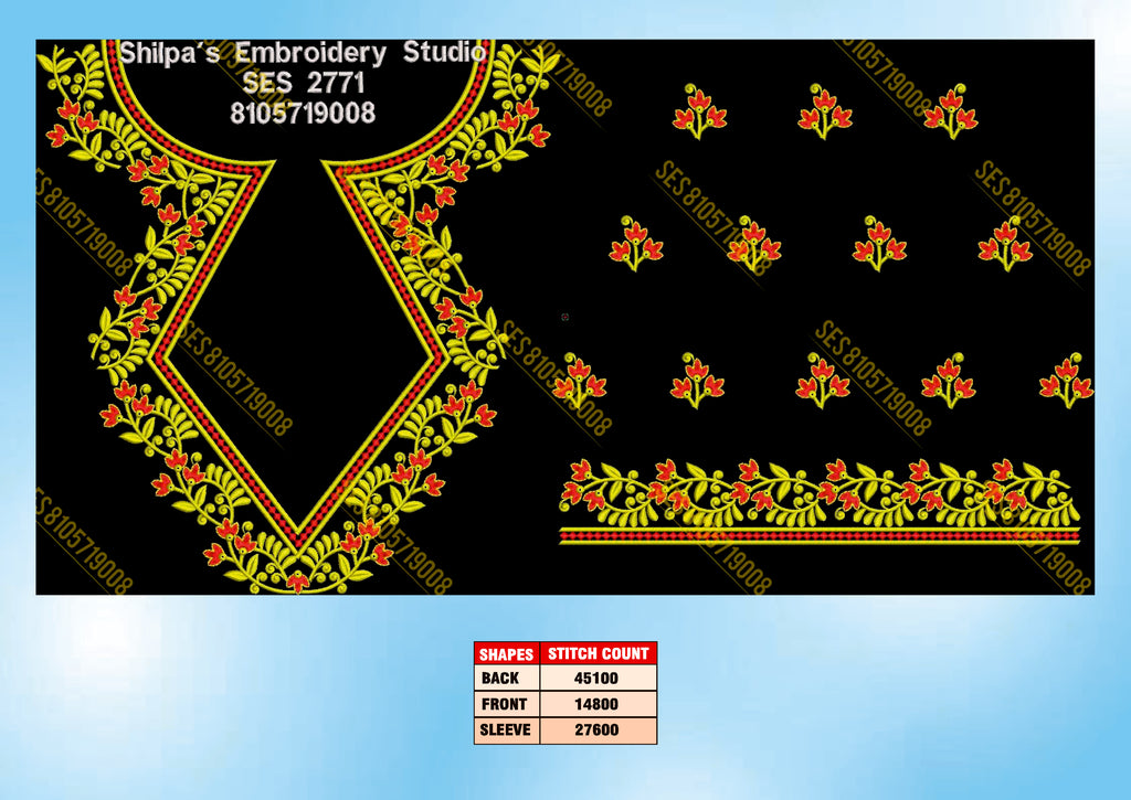 Embroidery Designs 2701-2800 Series