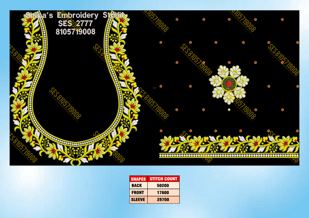 Embroidery Designs 2701-2800 Series