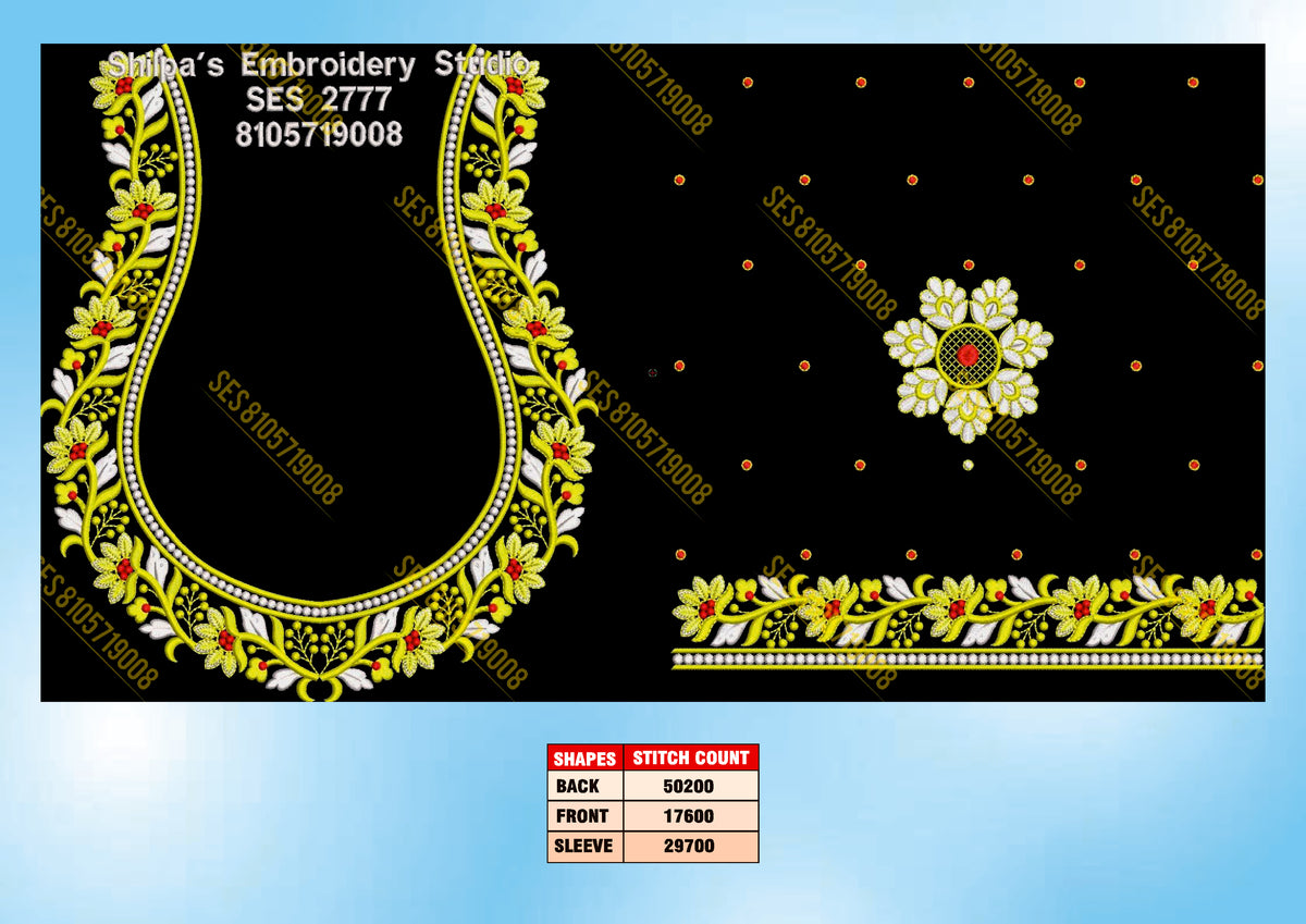 Embroidery Designs 2701-2800 Series