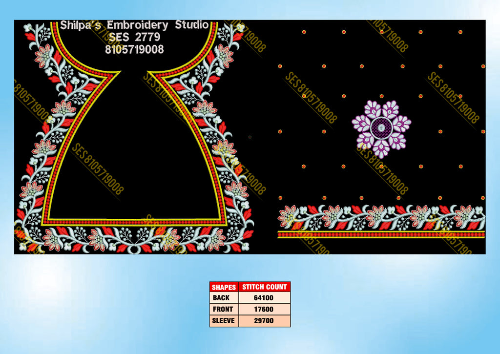 Embroidery Designs 2701-2800 Series