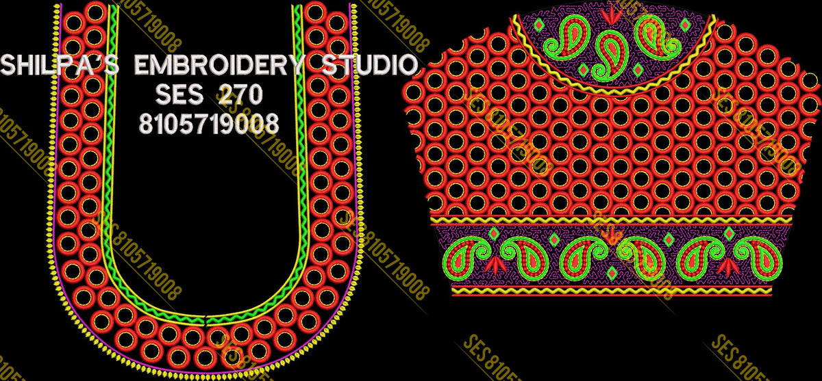 Embroidery Designs 201-300 Series