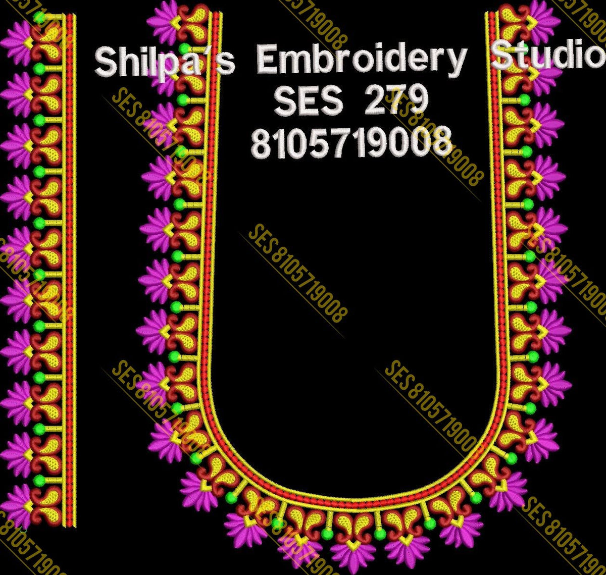 Embroidery Designs 201-300 Series